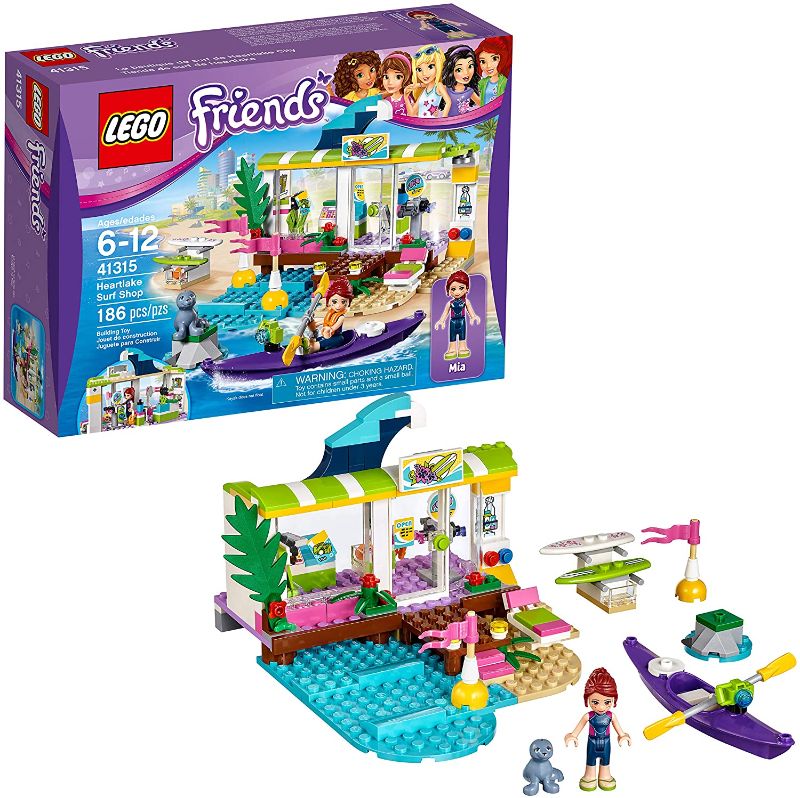 Photo 1 of **PREVIOUSLY USED**
LEGO Friends Heartlake Surf Shop 41315 Building Kit (186 Pieces) (Discontinued by Manufacturer)
