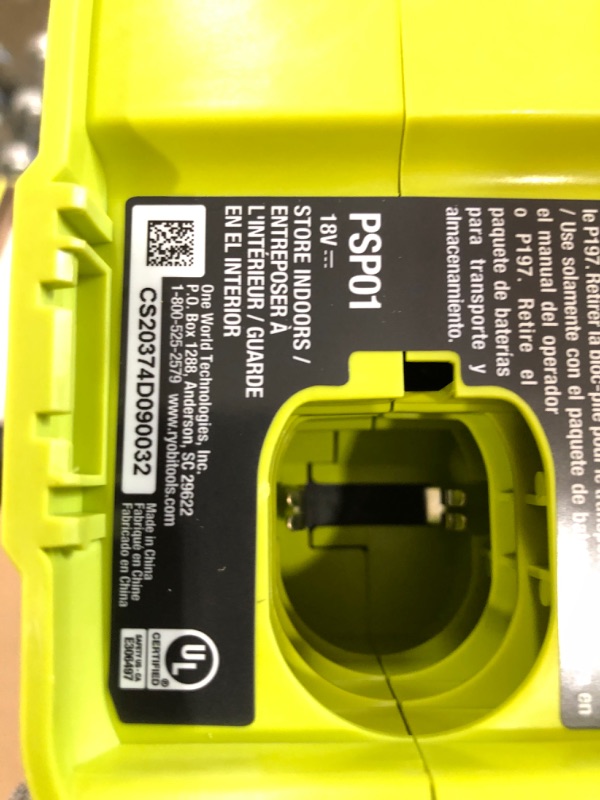 Photo 5 of RYOBI ONE+ 18V Cordless Handheld Sprayer Kit with (1) 1.5 Ah Battery and Charger