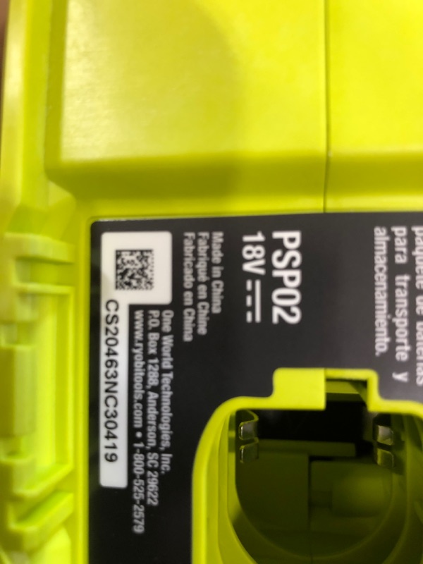 Photo 3 of RYOBI ONE+ 18V Cordless Handheld Electrostatic Sprayer (Tool Only)