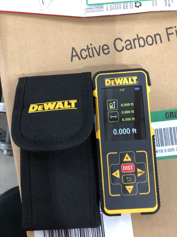 Photo 2 of  DEWALT 165 ft. Color Screen Laser Distance Measurer