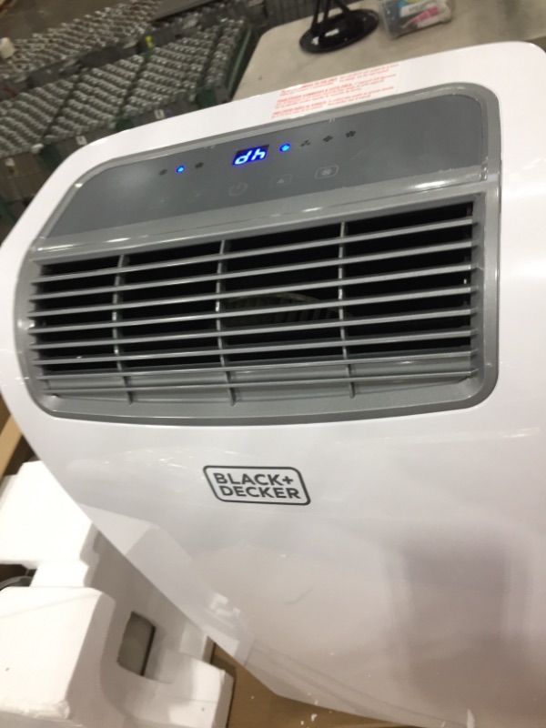 Photo 5 of BLACK+DECKER BPACT08WT Portable Air Conditioner with Remote Control, 4,000 BTU DOE (8,000 BTU ASHRAE), Cools Up to 150 Square Feet, White
