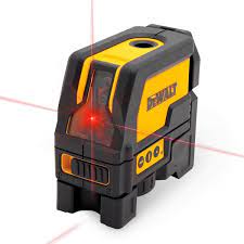 Photo 1 of DEWALT 165 ft. Red Self-Leveling Cross-Line Laser Level with (3) AA Batteries & Case