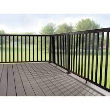 Photo 1 of **INCOMPLETE**Peak Aluminum Railing 6 ft wide . Black Aluminum Wide Picket and Spacer**PICKETS ONLY**
