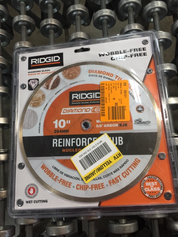 Photo 2 of RIDGID
10 in. Reinforced Hub Tile Diamond Blade