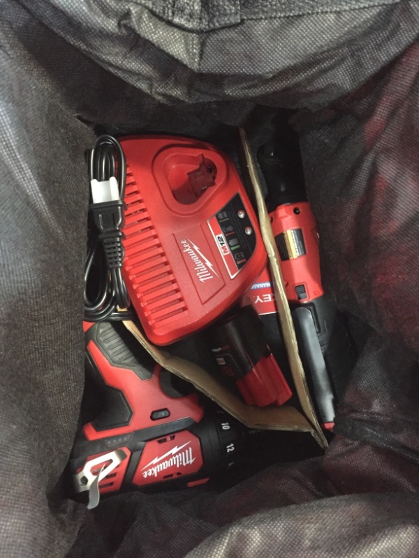 Photo 2 of Milwaukee
M12 12-Volt Lithium-Ion Cordless 3/8 in. Ratchet and Screwdriver Combo Kit (2-Tool) with Battery, Charger, Tool Bag