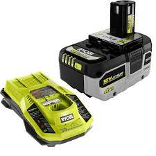 Photo 1 of **INCOMPLETE**RYOBI ONE+ 18V HIGH PERFORMANCE Lithium-Ion 4.0 Ah Battery and Charger Starter Kit