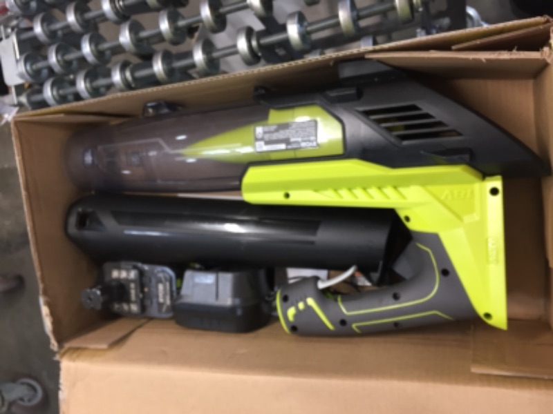 Photo 2 of RYOBI
ONE+ 18V 100 MPH 280 CFM Cordless Battery Variable-Speed Jet Fan Leaf Blower with 4.0 Ah Battery and Charger