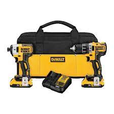 Photo 1 of DEWALT
20-Volt MAX XR Cordless Brushless Drill/Impact Combo Kit with Two 20-Volt 2.0Ah Batteries and Charger (2-Tool)