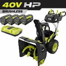 Photo 1 of RYOBI
40V HP Brushless Cordless Electric 24 in. Self-Propelled 2-Stage Snow Blower - (4) 6.0 Ah Batteries & Dual-Port Charger