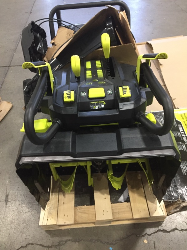 Photo 3 of RYOBI
40V HP Brushless Cordless Electric 24 in. Self-Propelled 2-Stage Snow Blower - (4) 6.0 Ah Batteries & Dual-Port Charger