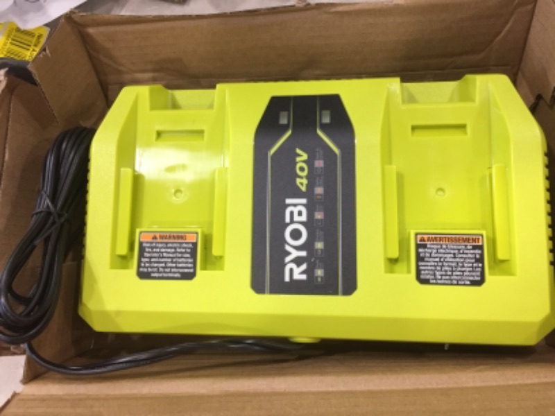 Photo 5 of RYOBI
40V HP Brushless Cordless Electric 24 in. Self-Propelled 2-Stage Snow Blower - (4) 6.0 Ah Batteries & Dual-Port Charger