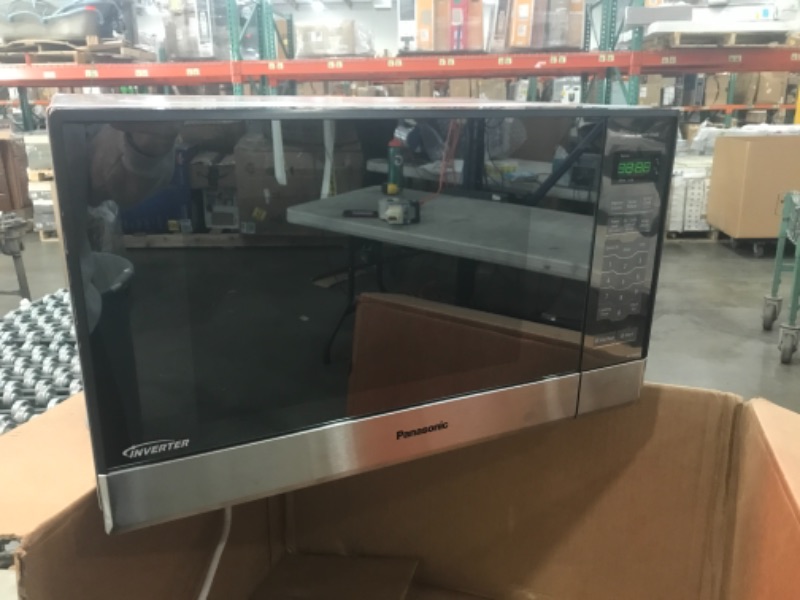 Photo 2 of **PARTS ONLY ** Panasonic Microwave Oven NN-SN686S Stainless Steel Countertop/Built-In with Inverter Technology and Genius Sensor, 1.2 Cubic Foot, 1200W
