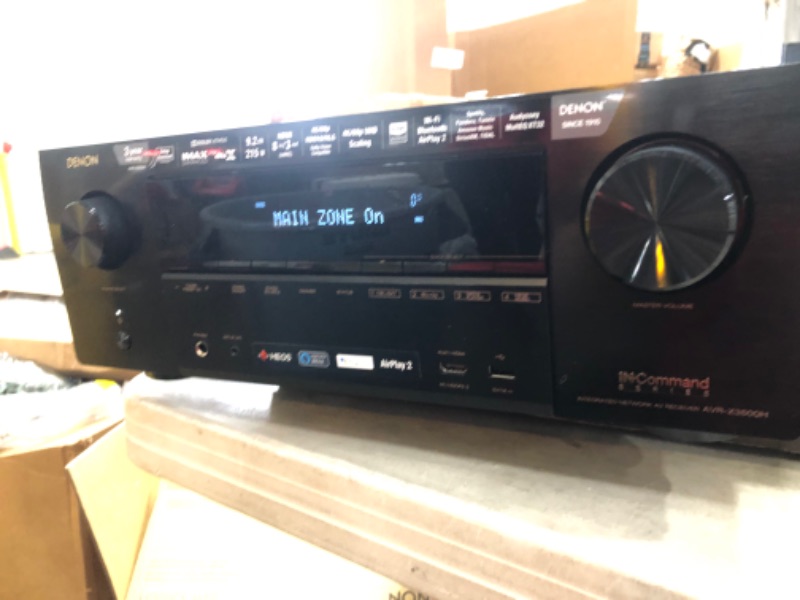 Photo 2 of ***PARTS ONLY*** Denon AVR-X3600H UHD AV Receiver (2019 Model) - 9.2 Channel, 105W Each | NEW Virtual Height Elevation, Dual Subwoofer Outputs | Airplay 2 Alexa & HEOS
