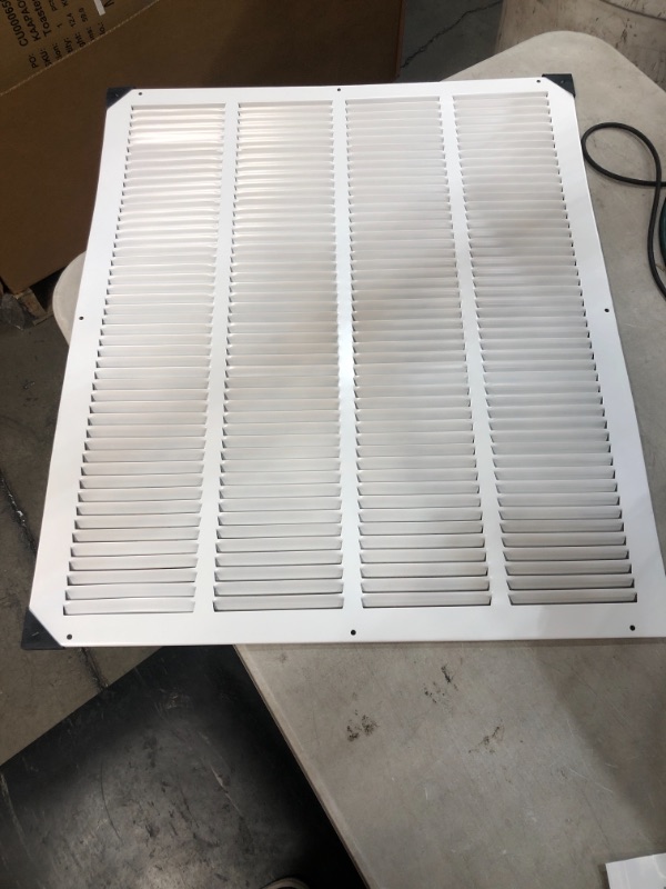 Photo 2 of 22" X 26" [Duct Opening Measurements] Heavy Duty Steel Return Air Grille | HVAC Vent Cover Grill for Sidewall and Ceiling