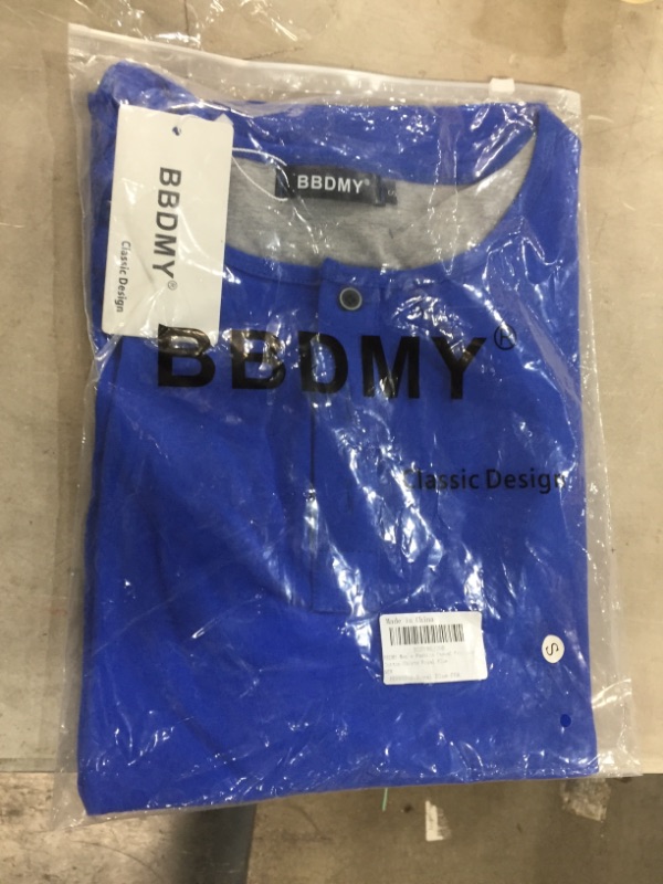 Photo 2 of BBDMY Men's Fashion Casual Front Placket Short Sleeve Henley T-Shirts Cotton Shirts
SMALL