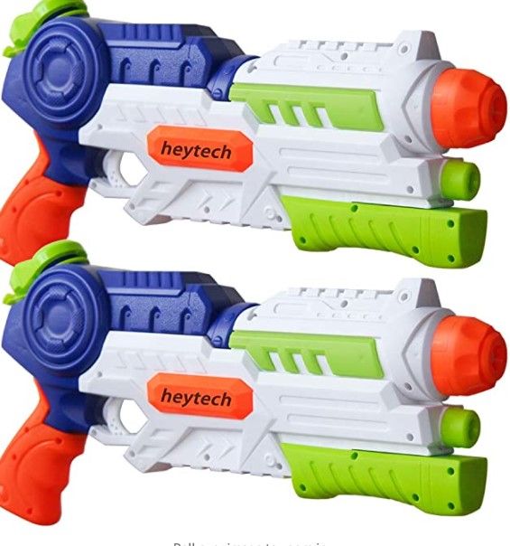 Photo 1 of heytech 2 Pack Super Water Gun Water Blaster 1200CC High Capacity Water Soaker