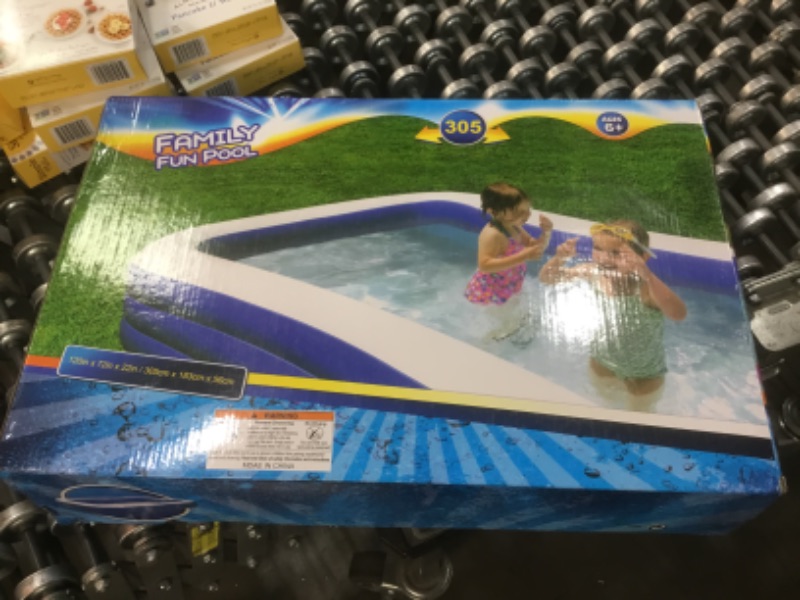 Photo 2 of DOES NOT MATCH COVER PHOTO
Inflatable Swimming Pool
120" X 72" X 22"