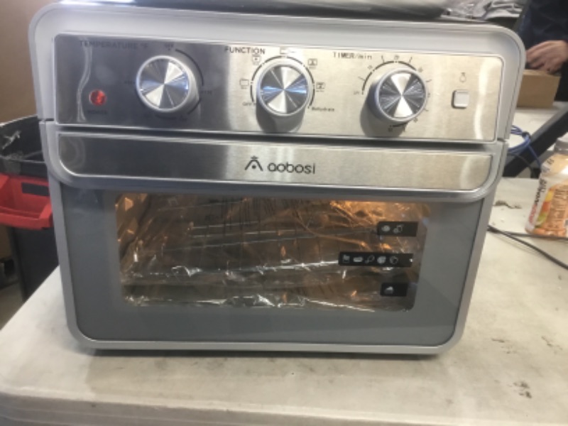 Photo 3 of Aobosi Air Fryer Oven Rotisserie Convection Oven Countertop Pizza Oven