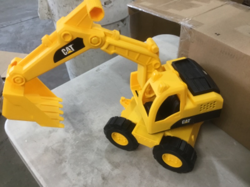 Photo 2 of Cat Construction 15" Toy Excavator , Yellow
