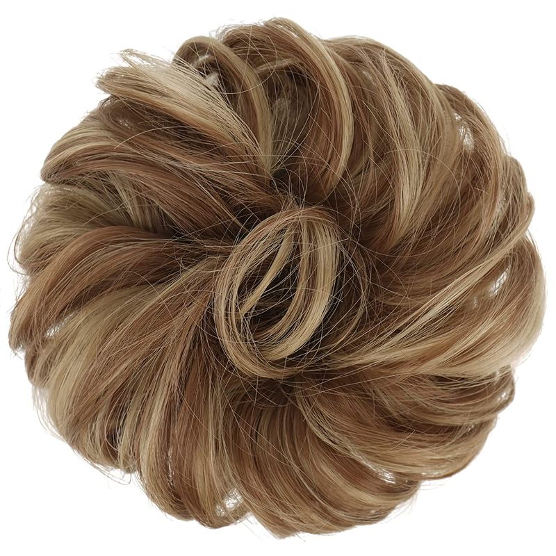 Photo 1 of FESHFEN Messy Bun Hair Piece Hair Bun Scrunchies 