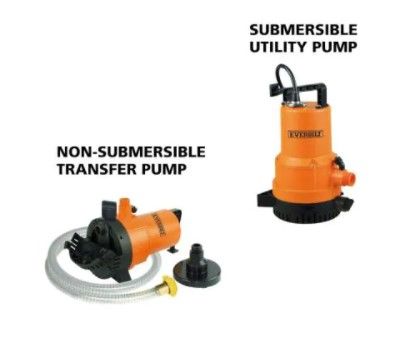 Photo 1 of 1/4 HP 2-in-1 Utility Pump
