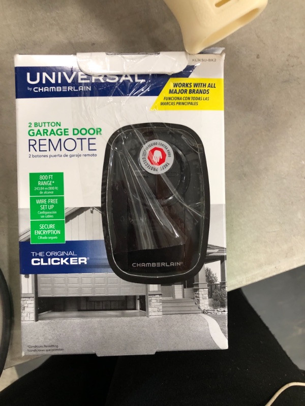 Photo 2 of Universal Clicker Black Garage Door Remote Control