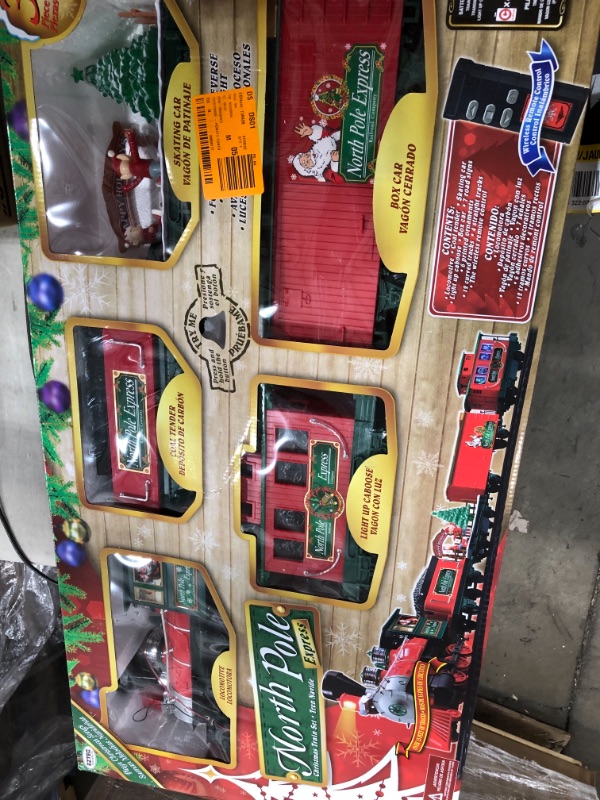 Photo 3 of EZTEC Remote Control North Pole Express Christmas Train Set
