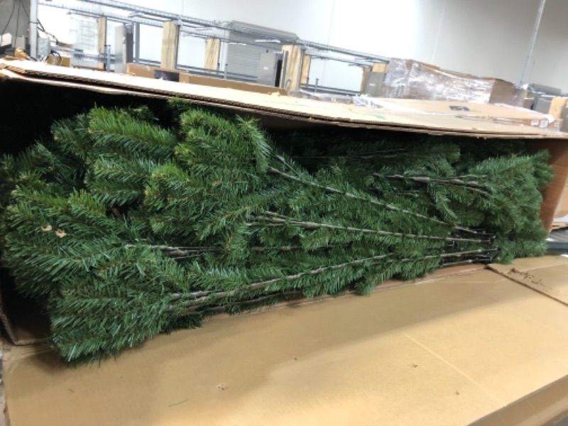 Photo 2 of (PARTS ONLY) BOX 2 OF 2- National Tree Company Artificial Giant Christmas Tree, Green, North Valley Spruce, Includes Stand, 16 Feet
