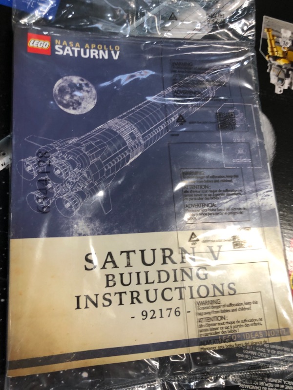 Photo 7 of LEGO Ideas NASA Apollo Saturn V 92176 Outer Space Model Rocket for Kids and Adults, Science Building Kit (1969 Pieces)
