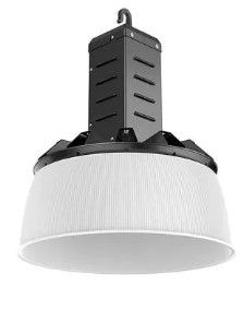 Photo 1 of **PARTS ONLY * *Commercial Electric 16 in. 750-Watt Equivalent Integrated LED Dimmable Black High Bay Light, 5000K