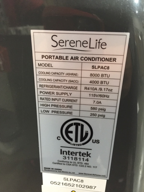 Photo 4 of 3-in-1 Portable Air Conditioner with Built-in Dehumidifier Function,Fan Mode, Remote Control, Complete Window Mount Exhaust Kit
