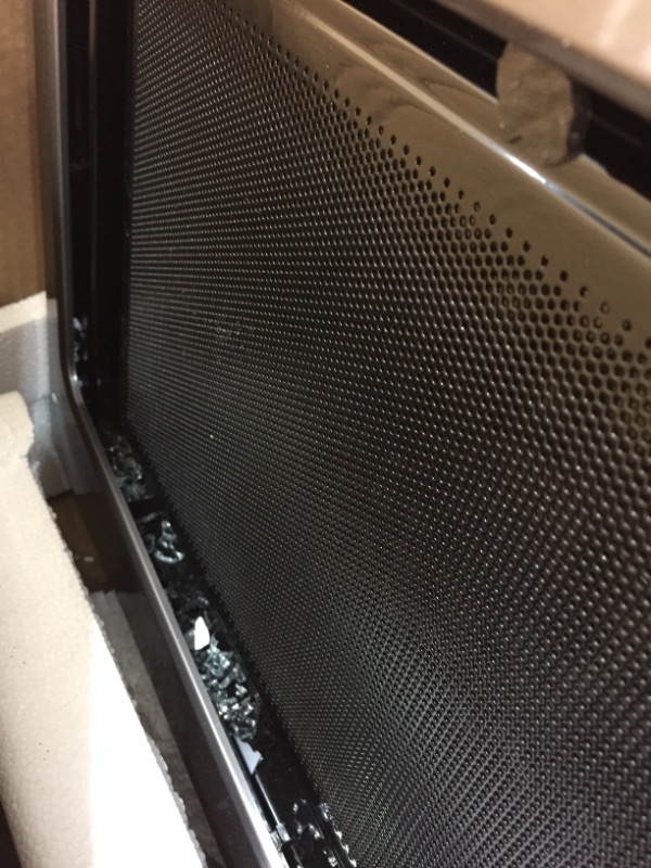 Photo 3 of **DAMAGED**, **PARTS ONLY**
Toshiba Smart Sensor LED Light 1.5 Ft Stainless Convection Microwave Oven, Black

