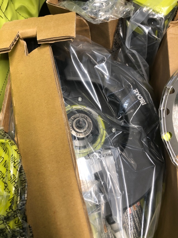 Photo 2 of **NEW**, **NEVER USED***
Ryobi P1819 18V One+ Lithium Ion Combo Kit (6 Tools: Drill/Driver, Impact Driver, Reciprocating Saw, Circular Saw, Multi-Tool, LED Worklight, 4.0 Ah &
