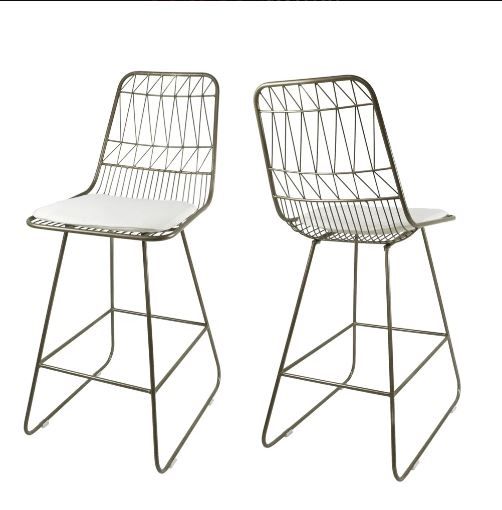 Photo 1 of **MISSING HARDWARE/MANUAL**
Hedy Outdoor Counter Stool (set of 2)
