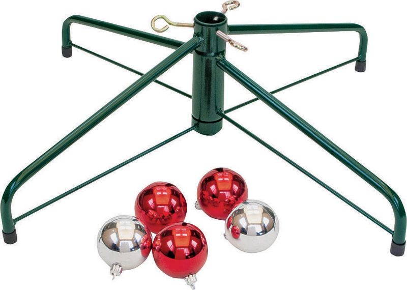 Photo 1 of ***SOLD AS IS***
Holiday Basix 95-2464 Artificial Christmas Tree Stand, Steel - Green - Diameter 2 Inches
