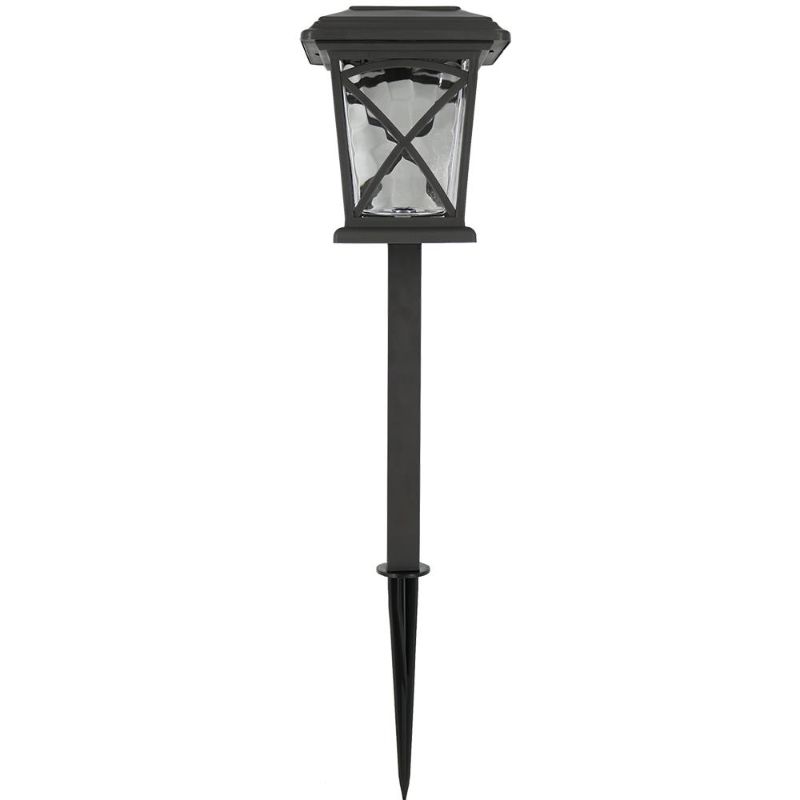 Photo 1 of **MISSING COMPONENTS**
Hampton Bay Solar No Voltage 9 Lumens Matte Gunmetal Outdoor Integrated LED Path Light; Weather/Water/Rust Resistant
