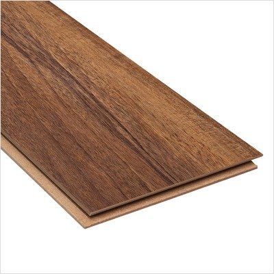 Photo 1 of 14 cases Home Decorators Collection Hand Scraped Walnut Plateau 8 Mm Thick X 5-9/16 in. Wide X 47-3/4 in. Length Laminate Flooring (18.45 Sq. Ft. / Case), Dark
