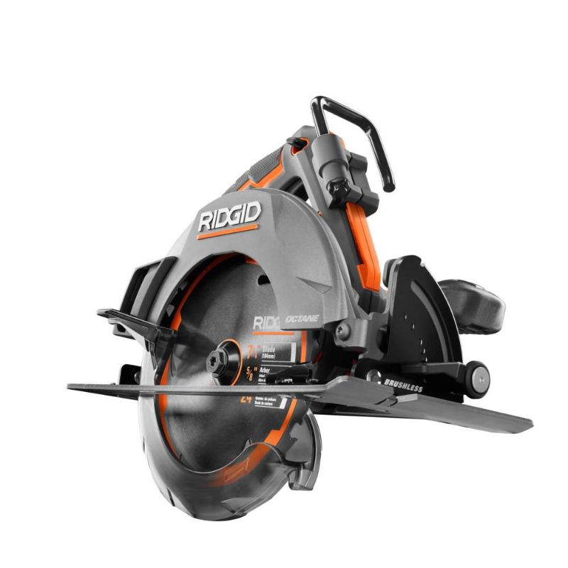 Photo 1 of **USED**
RIDGID 18V OCTANE Brushless Cordless 7-1/4 in. Circular Saw (Tool Only)
