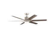 Photo 1 of **NEW**
Home Decorators Collection Kensgrove 54 in. Integrated LED Brushed Nickel Ceiling Fan with Light and Remote Control
