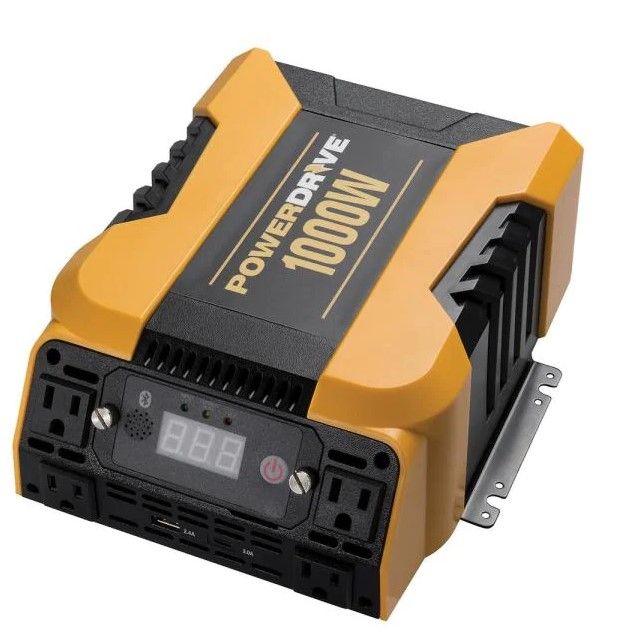 Photo 1 of 1000-Watt Power Inverter with 4 AC, Dual port - Standard USB 2.4 Amp and USB-C 3.0 Amp port, APP with Bluetooth
