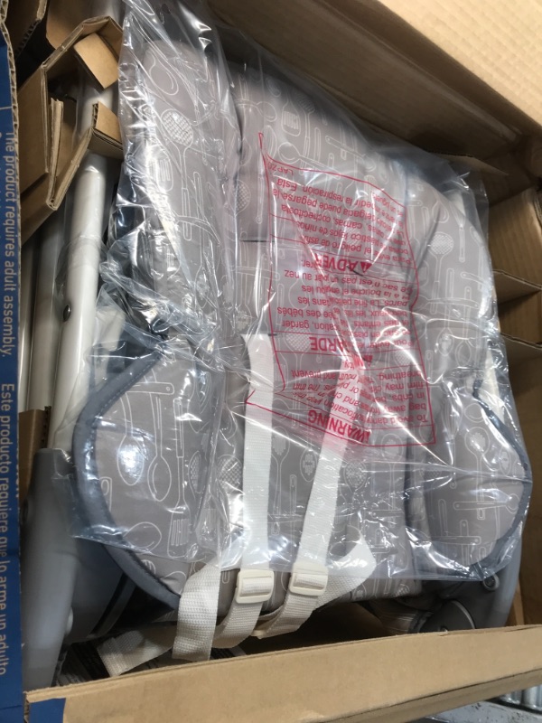 Photo 1 of Graco Slim Snacker High Chair, Ultra Compact High Chair, Whisk
