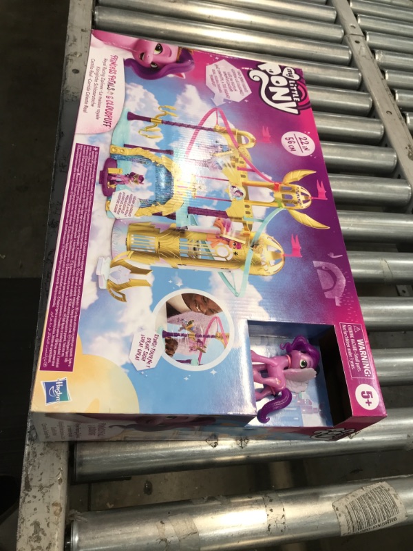 Photo 2 of BRAND NEW***
My Little Pony: A New Generation Movie Royal Racing Ziplines - 22-Inch Castle Playset Toy with 2 Moving Ziplines, Princess Pipp Petals Figure
