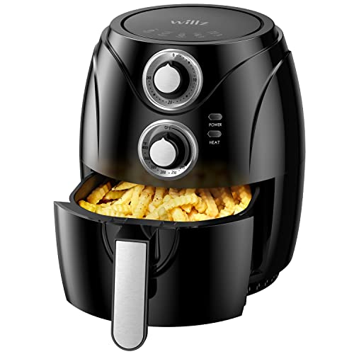 Photo 1 of ***PREVIOUSLY OPENED***, ***NEVER USED***
Willz Compact Small Air Fryer 2.6 Quart, Oil Free Quick Cook with Time & Temperature Control & Auto Shut Off Feature, Non-Stick Air Fry Basket, 1200W
