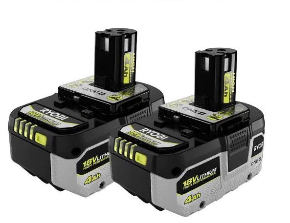 Photo 1 of ***USED***
RYOBI
ONE+ 18V HIGH PERFORMANCE Lithium-Ion 4.0 Ah Battery (2-Pack)