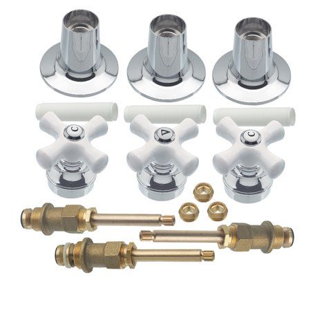 Photo 1 of ***INCOMPLETE***
DANCO Porcelain Cross-Handle Bathtub and Shower Faucet Rebuild Kit (2 Kits)