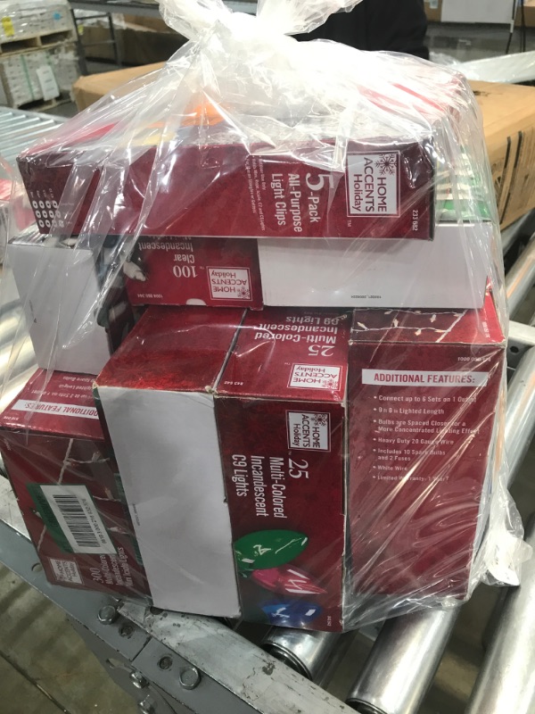 Photo 2 of ***SOLD AS IS***
HOME DEPOT CHRISTMAS LIGHTS BUNDLE
