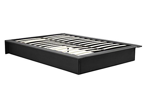 Photo 1 of ***NEW***
Maven Upholstered Faux Leather Platform Bed, Black, Multiple Sizes - Full
