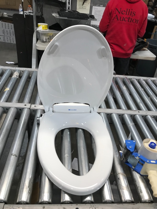 Photo 3 of Brondell Swash Ecoseat Non-electric Bidet Seat for Elongated Toilet in White
