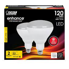 Photo 1 of ***STOCK PHOTO FOR REFERENCE ONLY***
120-Watt Equivalent BR40 Dimmable CEC Enhance 90+ CRI Recessed LED Flood Light Bulb, Daylight 5000K (2-Pack)
