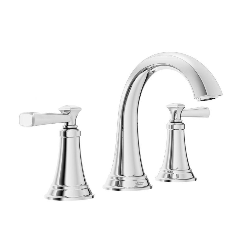 Photo 1 of American Standard Rumson 8 in. Widespread 2-Handle Bathroom Faucet in Polished Chrome
**missing components***